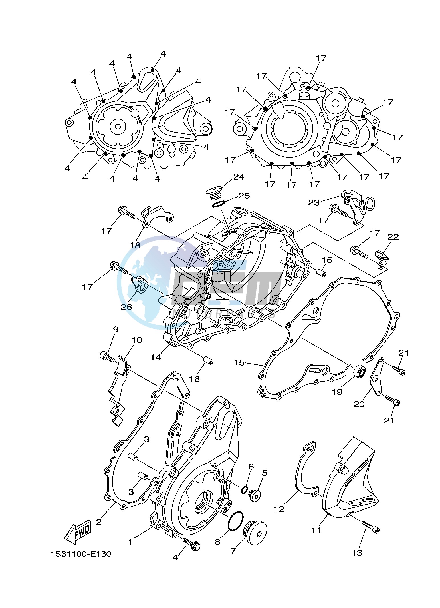 CRANKCASE COVER 1