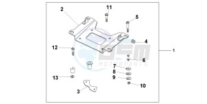 FES125 PANTHEON drawing REAR CARRIER BASE