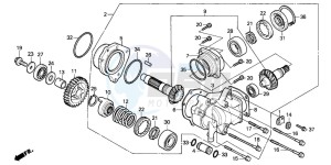 VT1100C SHADOW drawing CROSS SHAFT