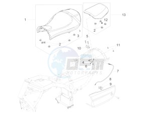 Audace 1400 Carbon 1380 (EMEA) drawing Saddle