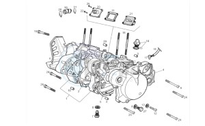 RCR_SMT Racing 50 drawing Crankcases