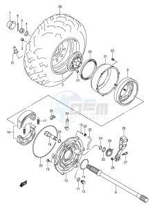 LT-F400 (P3-P28) drawing RIGHT REAR WHEEL