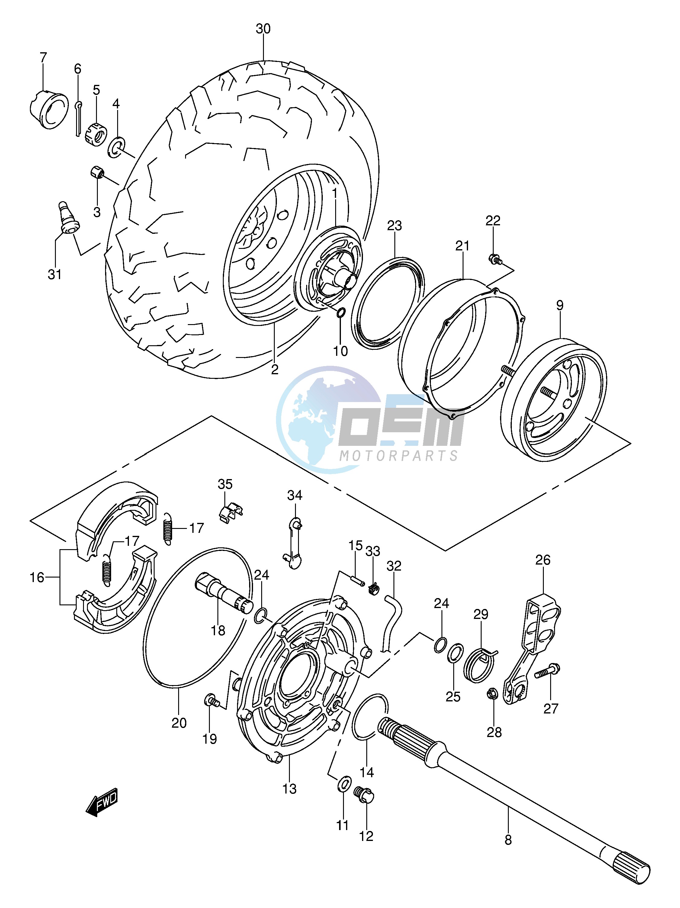 RIGHT REAR WHEEL