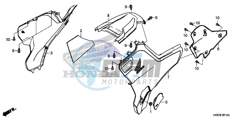 SIDE COVER/TANK COVER