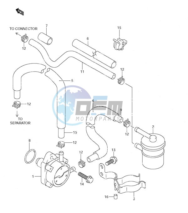 Fuel Pump (S/N 681517 & Older)