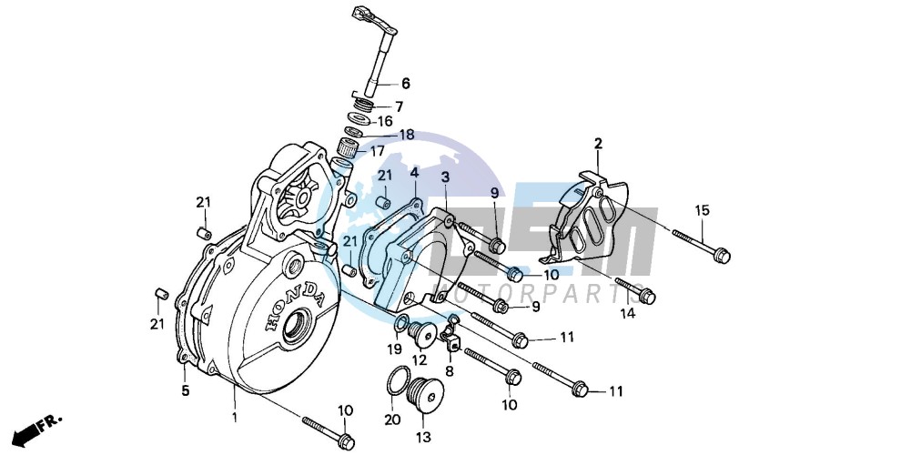 LEFT CRANKCASE COVER