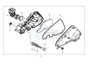 LX 4T 50 drawing Air Cleaner