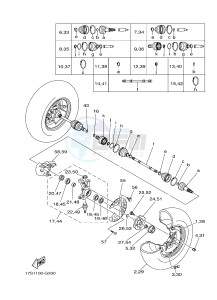 YFM450FWA YFM45FGB GRIZZLY 450 IRS AUSTRIA drawing FRONT WHEEL