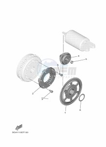 YXE850EN YXE85WPAK (B8K5) drawing STARTER CLUTCH