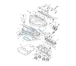 YZF R6 50TH 600 drawing INTAKE