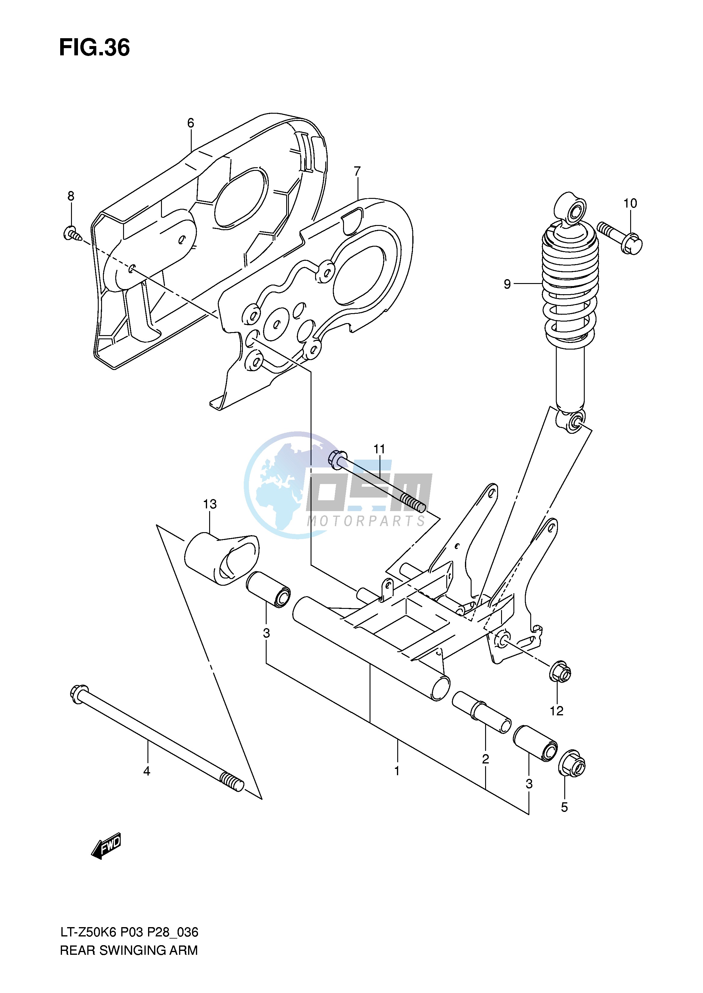 REAR SWINGINGARM