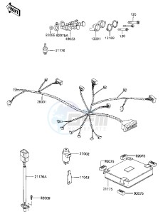 ZN 1300 A [VOYAGER] (A1-A4) [VOYAGER] drawing FUEL INJECTION EQUIPMENT