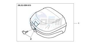 SH100 drawing TOP CASE