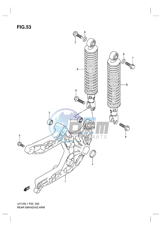 REAR SWINGINGARM