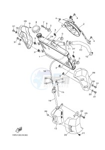 MT07A MT-07 ABS 700 (BU23) drawing RADIATOR & HOSE