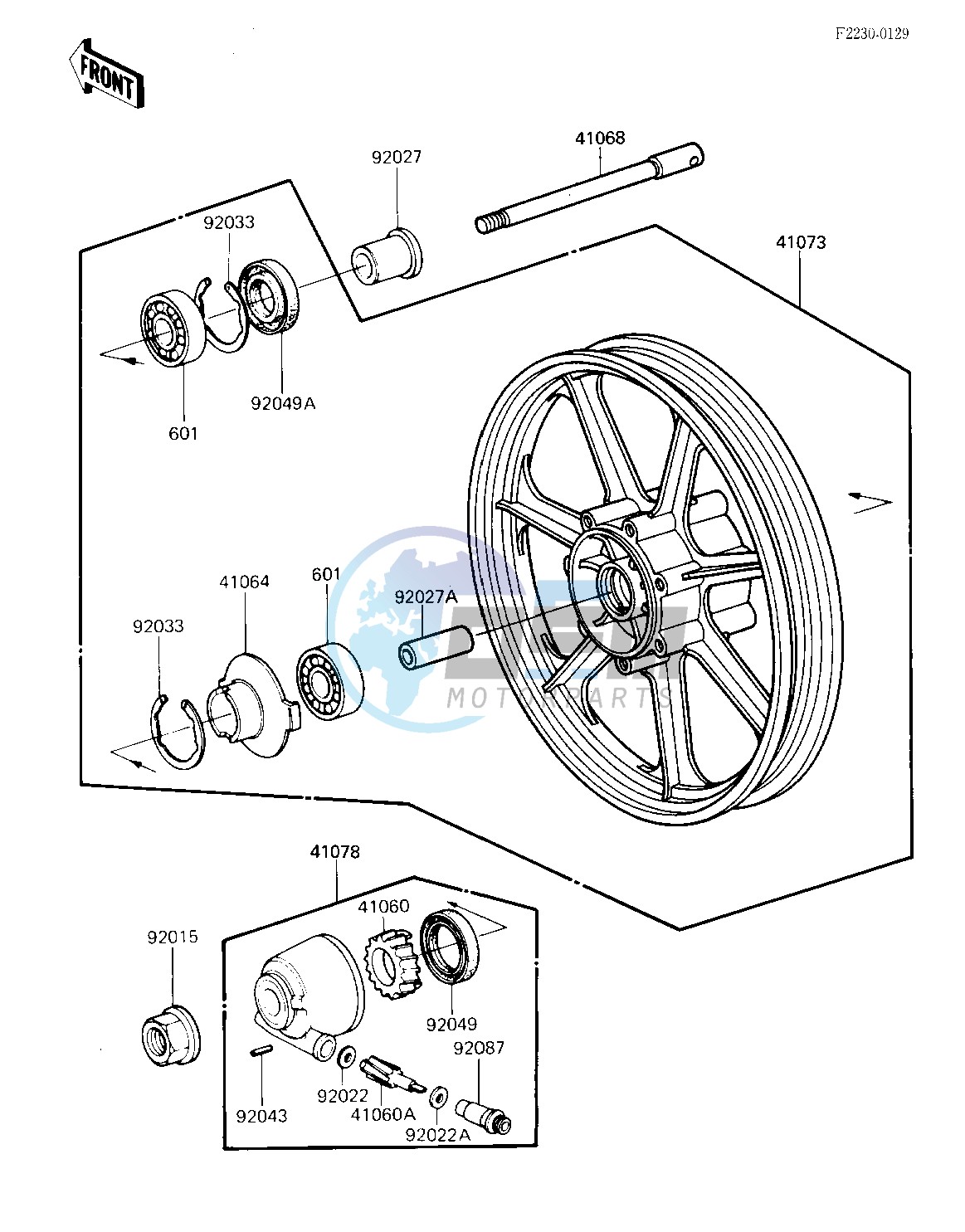 FRONT WHEEL_HUB