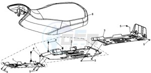 QUADRAIDER 600 drawing BUDDYSEAT