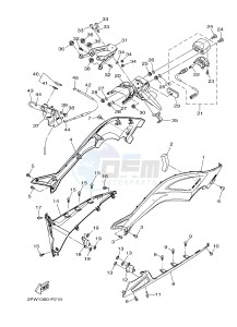 XP500A T-MAX 530 (2PW2) drawing SIDE COVER 2