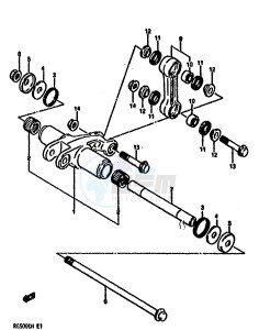 RG500 (E1) Gamma drawing CUSHION LEVER