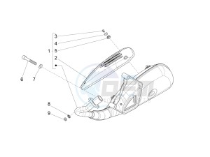 VX-VXL-SXL 150 4T 3V drawing Silencer