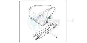 CBR600FAC drawing TAIL PACK