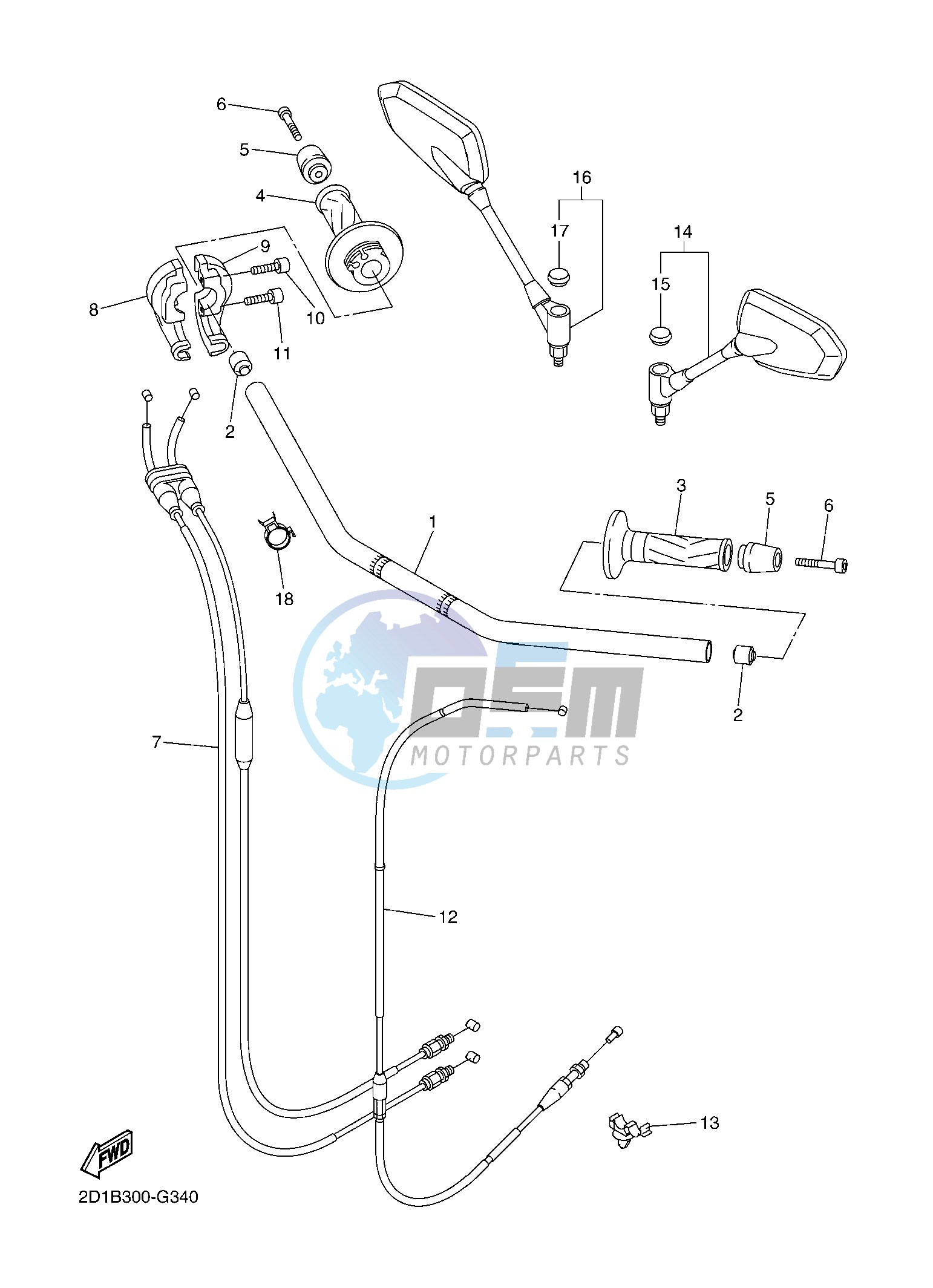 STEERING HANDLE & CABLE