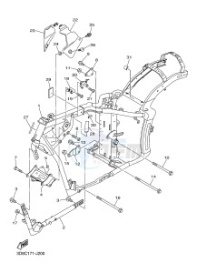 XVS1300A XVS1300A UBS MIDNIGHT STAR (1CS8) drawing FRAME