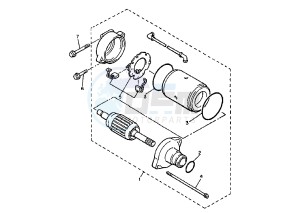 V-MAX 1200 drawing STARTING MOTOR