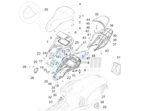 946 150 4T 3V ABS ARMANI (APAC) (A, C) drawing Saddle/seats