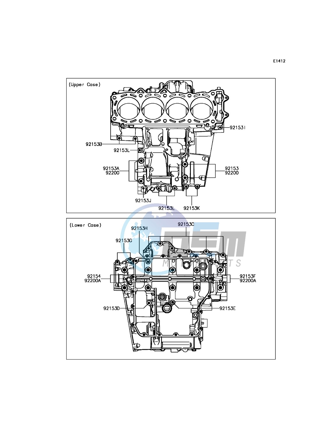 Crankcase Bolt Pattern