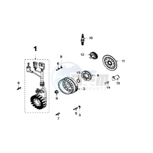 SAT 250 SC drawing IGNITION PART