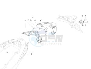 LIBERTY 125 IGET 4T 3V IE E4 ABS (EMEA) drawing Rear headlamps - Turn signal lamps