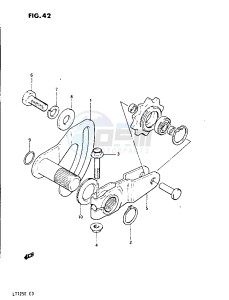 LT125 (E3) drawing TENSIONER