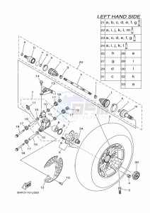 YFM700FWAD (BFEB) drawing REAR WHEEL