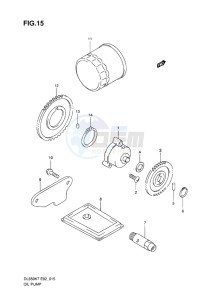 DL 650 V-STROM EU-UK drawing OIL PUMP