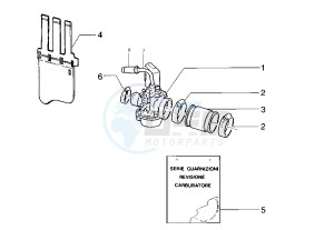 Runner VX-VXR 125-180 125 drawing Caburetor Assy