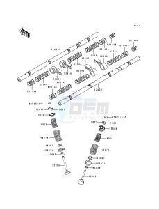 ZX 1100 F [GPZ 1100 ABS] (F1) [GPZ 1100 ABS] drawing VALVE-- S- -