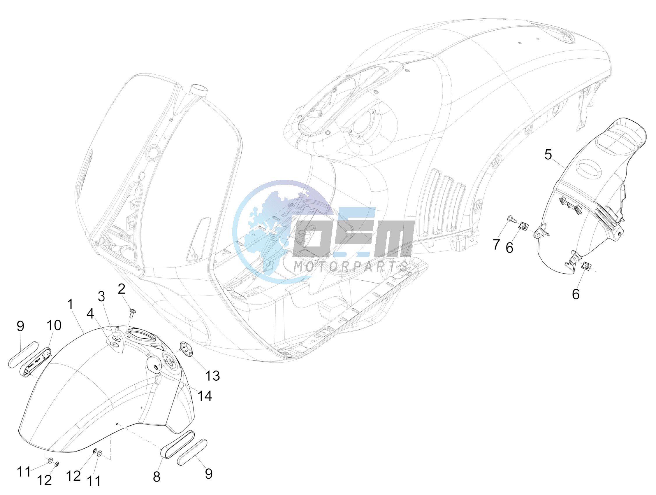 Wheel housing - Mudguard