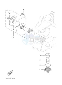 VP250 X-CITY (5B2C 5B2C 5B2C) drawing OIL PUMP