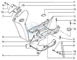 Liberty 50 ptt drawing Front shield - foot board - spoiler