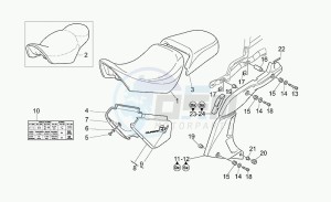 California 1100 Stone EV/EV Touring/80 drawing Saddle