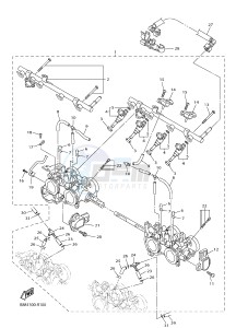 FJR1300A FJR1300-A FJR1300A ABS (B888) drawing INTAKE 2