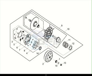 CRUISYM a 300 (LV30W2Z1-EU) (M2) drawing DRIVE PLATE