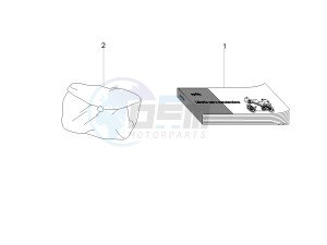 V7 III Anniversario 750 e4 (EMEA) drawing Plate set / Various