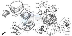 XL1000VB drawing PANNIER COVER SET