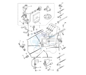 XTZ SUPER TENERE 1200 drawing ELECTRICAL DEVICES