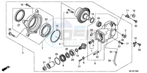 NSA700A9 France - (F / CMF MME) drawing FINAL DRIVEN GEAR