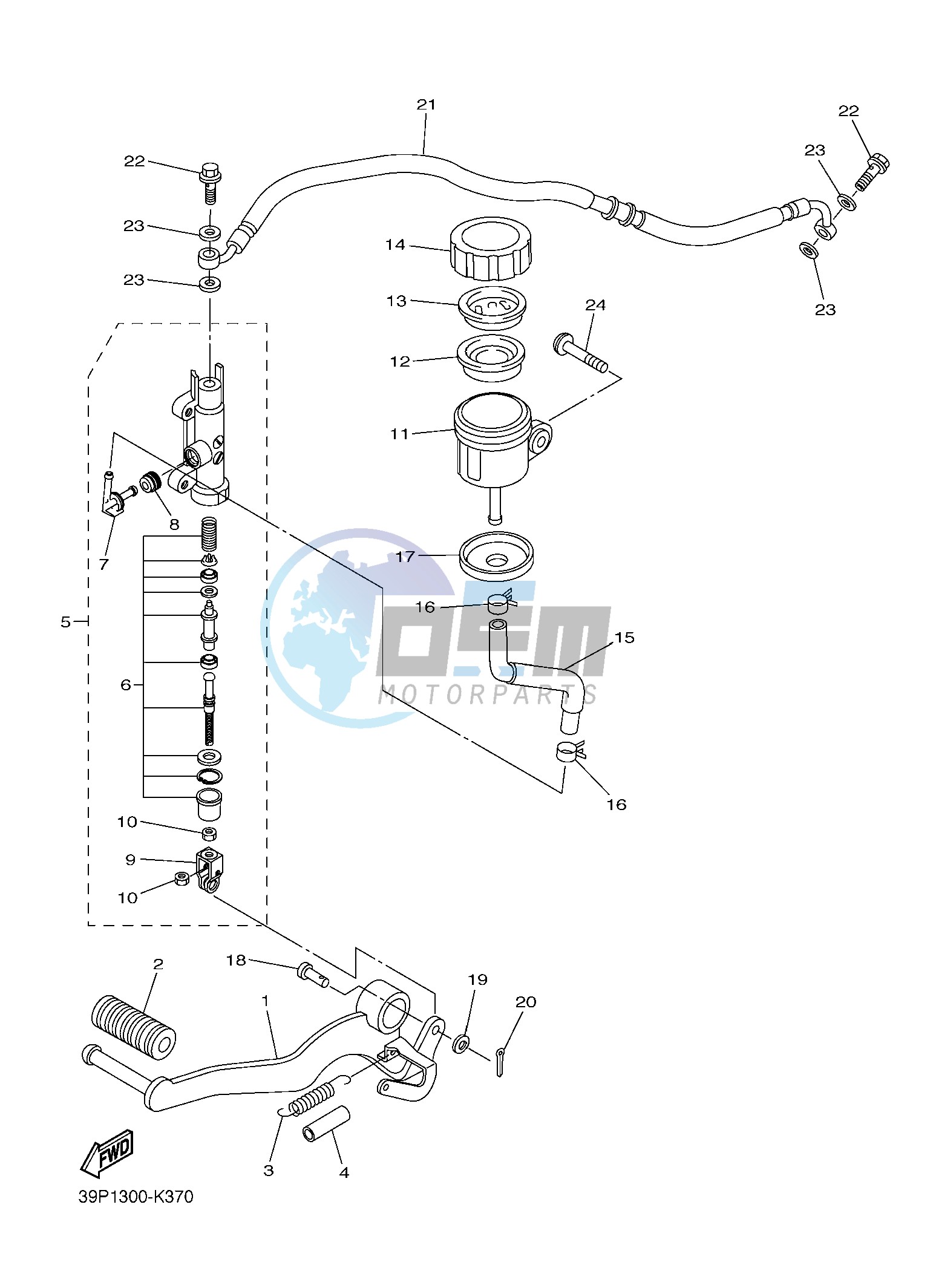 REAR MASTER CYLINDER