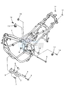 XJ S DIVERSION 600 drawing FRAME