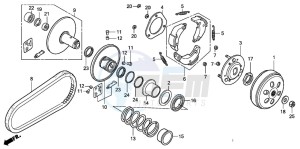 FES125 S-WING drawing DRIVEN FACE